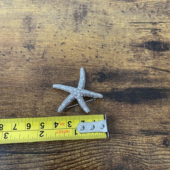 Shiny Starfish Brooch - Picture 4 of 4